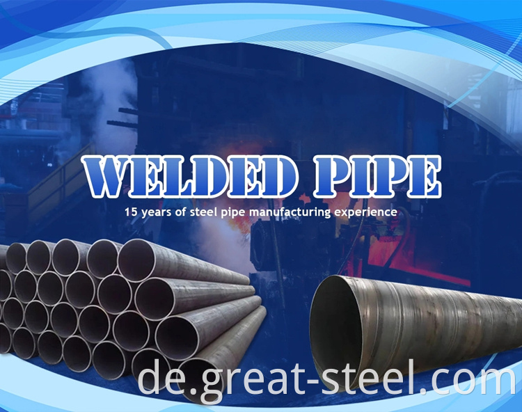 welded steel pipe title